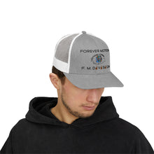 Load image into Gallery viewer, FM Division Trucker Cap — Vintage Logo Snapback Hat