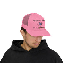 Load image into Gallery viewer, FM Division Trucker Cap — Vintage Logo Snapback Hat

